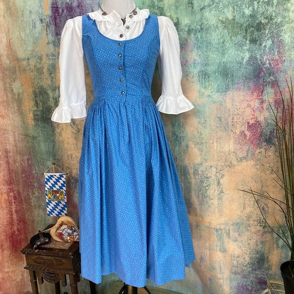 📌Authentic traditional high-quality Bavarian Dirndl with Blouse & Apron - Picture 3 of 14